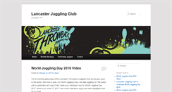 Desktop Screenshot of lancasterjugglers.com